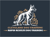 Cleveland Dog Training logo with standing dog